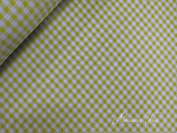 Vichy Seersucker Celeste y Verde 150 Gr/m² | 150 cm