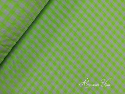 Vichy Seersucker Verde 150 Gr/m² | 150 cm