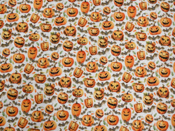 Popelín algodón 100% calabazas | Halloween
