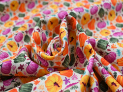 Popelín algodón 100% calabazas | Otoño festivo