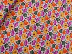 Popelín algodón 100% calabazas | Otoño festivo