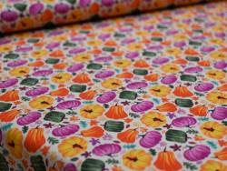 Popelín algodón 100% calabazas | Otoño festivo