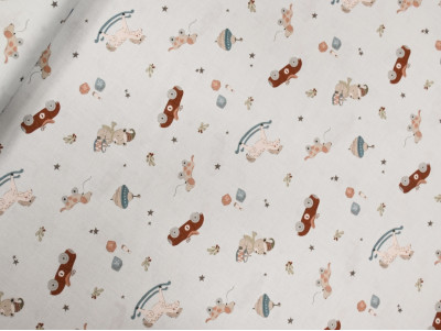 Popelín Algodón Juguetitos | Tejido Infantil Suave