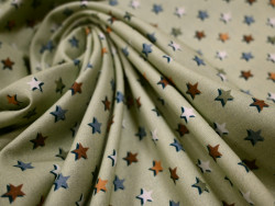 Popelín Algodón 100% Estrellitas | Estrellas Brillantes