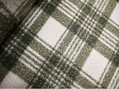 Bouclé Cuadros Verdes | Flecce