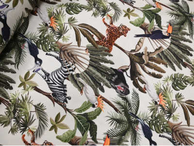 Loneta Estampada tropical 280 cm | Cebra