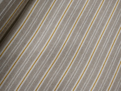 Loneta decorativa de rayas mostaza 280 cm | Tevere