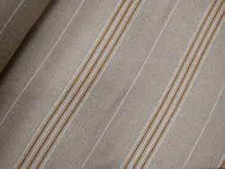 Loneta decorativa de rayas mostaza 280 cm | Brenta