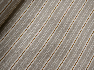Loneta decorativa de rayas mostaza 280 cm | Tevere
