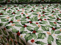 Loneta Navidad 140 cm | Acebo