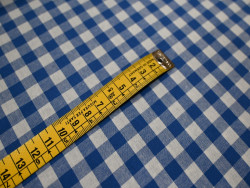 Tela Vichy Azulón 100% Algodón | Cuadros y Rayas
