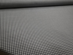 Tela Vichy Gris 100% Algodón | Cuadros y Rayas