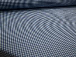 Tela Vichy Azul 100% Algodón | Cuadros y Rayas