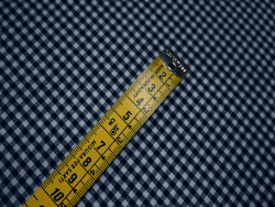 Tela Vichy Marino 100% Algodón | Cuadros y Rayas