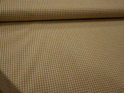 Tela Vichy Mostaza100% Algodón | Cuadros y Rayas