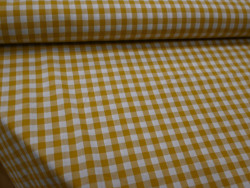 Tela Vichy Mostaza100% Algodón | Cuadros y Rayas