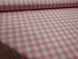 Tela Vichy Rosa 100% Algodón | Cuadros y Rayas