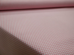 Tela Vichy Rosa 100% Algodón | Cuadros y Rayas