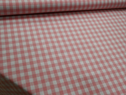 Tela Vichy Rosa 100% Algodón | Cuadros y Rayas
