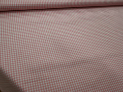 Tela Vichy Rosa 100% Algodón | Cuadros y Rayas