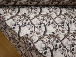 Loneta Estampada Ramas 280 cm | Tapicería y Decoración