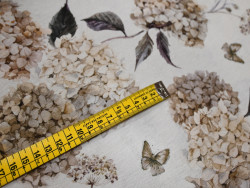 Loneta Estampada de Flores 280 cm | Tapicería y Decoración