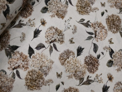 Loneta Estampada de Flores 280 cm | Tapicería y Decoración