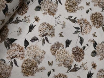Loneta Estampada de Flores 280 cm | Tapicería y Decoración