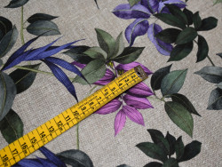 Loneta Estampada de Flores 280 cm | Tapicería y Decoración