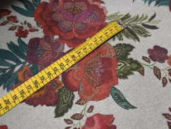 Loneta Estampada de Flores 280 cm | Tapicería y Decoración