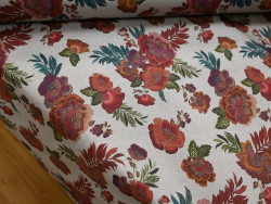 Loneta Estampada de Flores 280 cm | Tapicería y Decoración