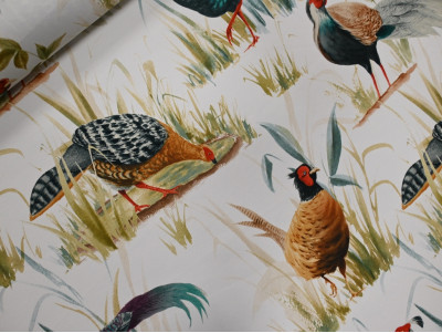 Loneta Estampada de Aves 160 cm | Tapicería y Decoración