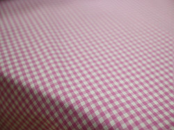 Tela Vichy Fucsia 100% Algodón | Cuadros y Rayas