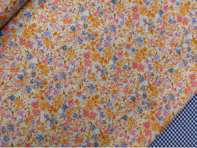 Popelín Estampado de Flores |100% Algodón | Confecciones Ligeras