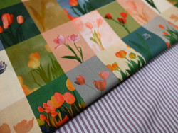 Popelín Extra Suave | Estampado de Tulipanes