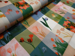 Popelín Extra Suave | Estampado de Tulipanes