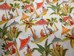 Popelín Estampado Tropical | 100% Algodón