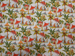 Popelín Estampado Tropical | 100% Algodón