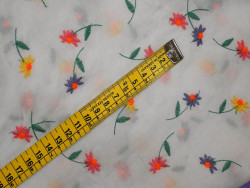 Voile Bordado Floral | 100% Algodón