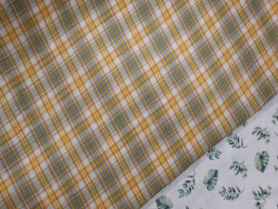 Muselina Estampada de Cuadros | 100% Algodón
