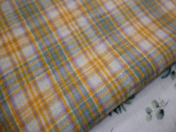 Muselina Estampada de Cuadros | 100% Algodón