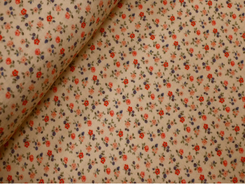 Muselina Estampada de Flores | 100% Algodón