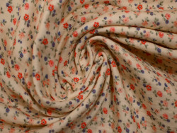 Muselina Estampada de Flores | 100% Algodón