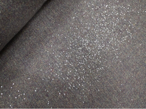Tweed con Lentejuelas | Tela de Alta Costura