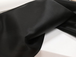 Organza de Seda 100% | Tejido de Lujo para Alta Costura | Color Negro