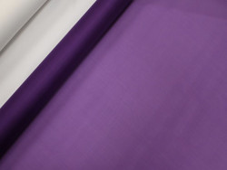 Organza de Seda 100% | Tejido de Lujo para Alta Costura | Color Morado