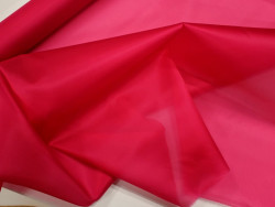 Organza de Seda 100% | Tejido de Lujo para Alta Costura | Color Fucsia