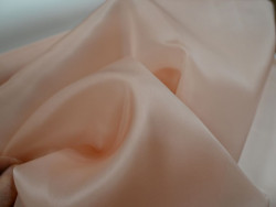 Organza de Seda 100% | Tejido de Lujo para Alta Costura | Color Salmon