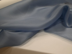 Organza de Seda 100% | Tejido de Lujo para Alta Costura | Color Egeo