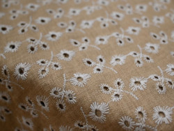 Polilino Bordado y Perforado | Beige
